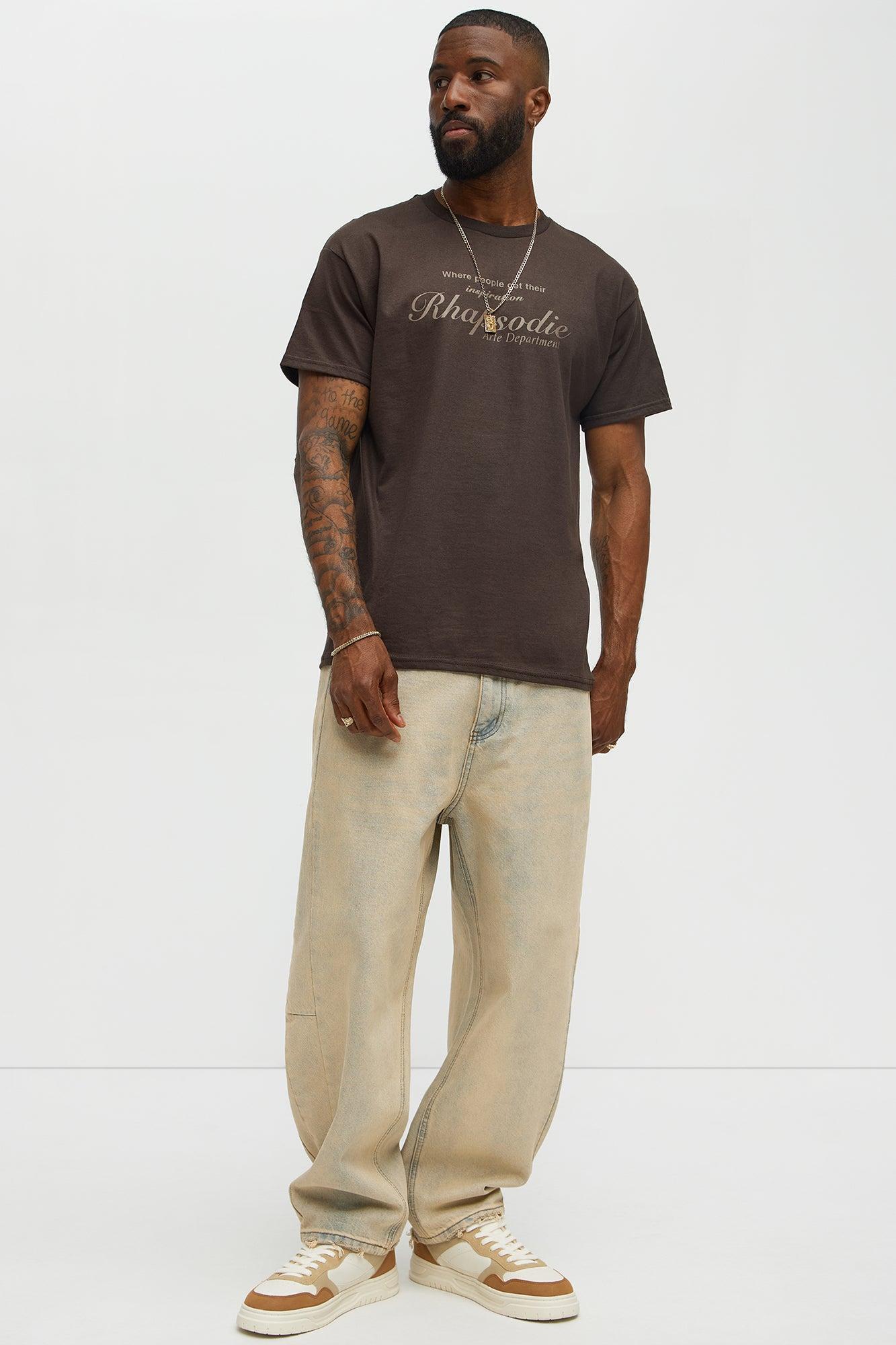 Rhapsodie Art Dept Short Sleeve Tee - Chocolate Product Image