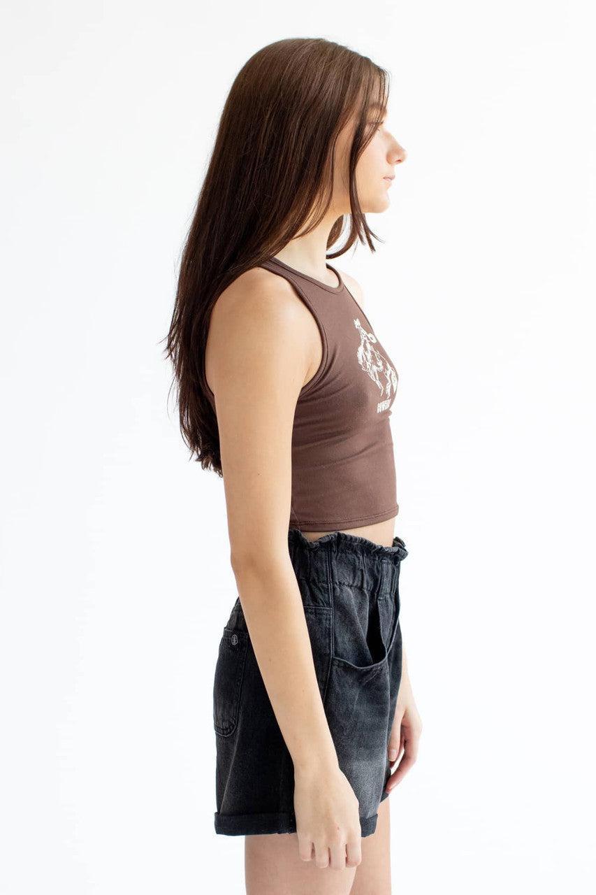 Cowgirl Cropped Tank Product Image