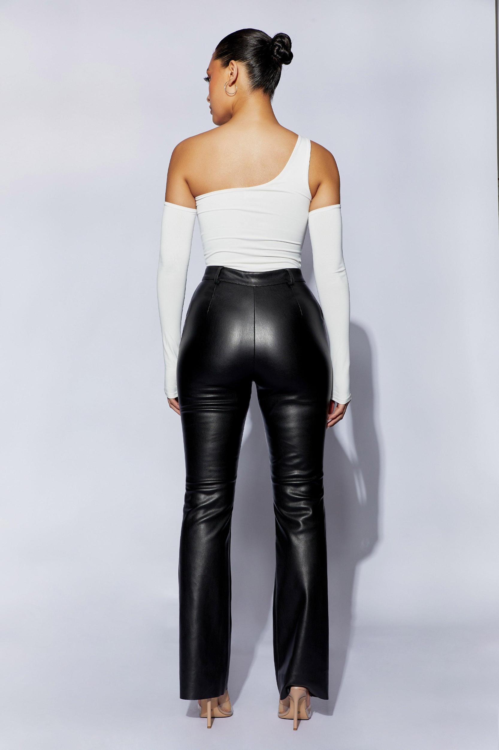 Lexi One Shoulder Cut Out Bodysuit - White Product Image