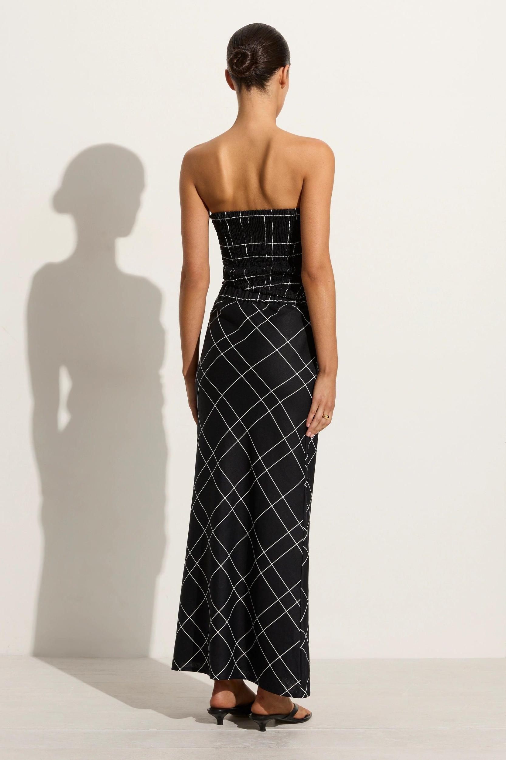 Dalicenca Skirt Letizia Check Black - Final Sale Product Image