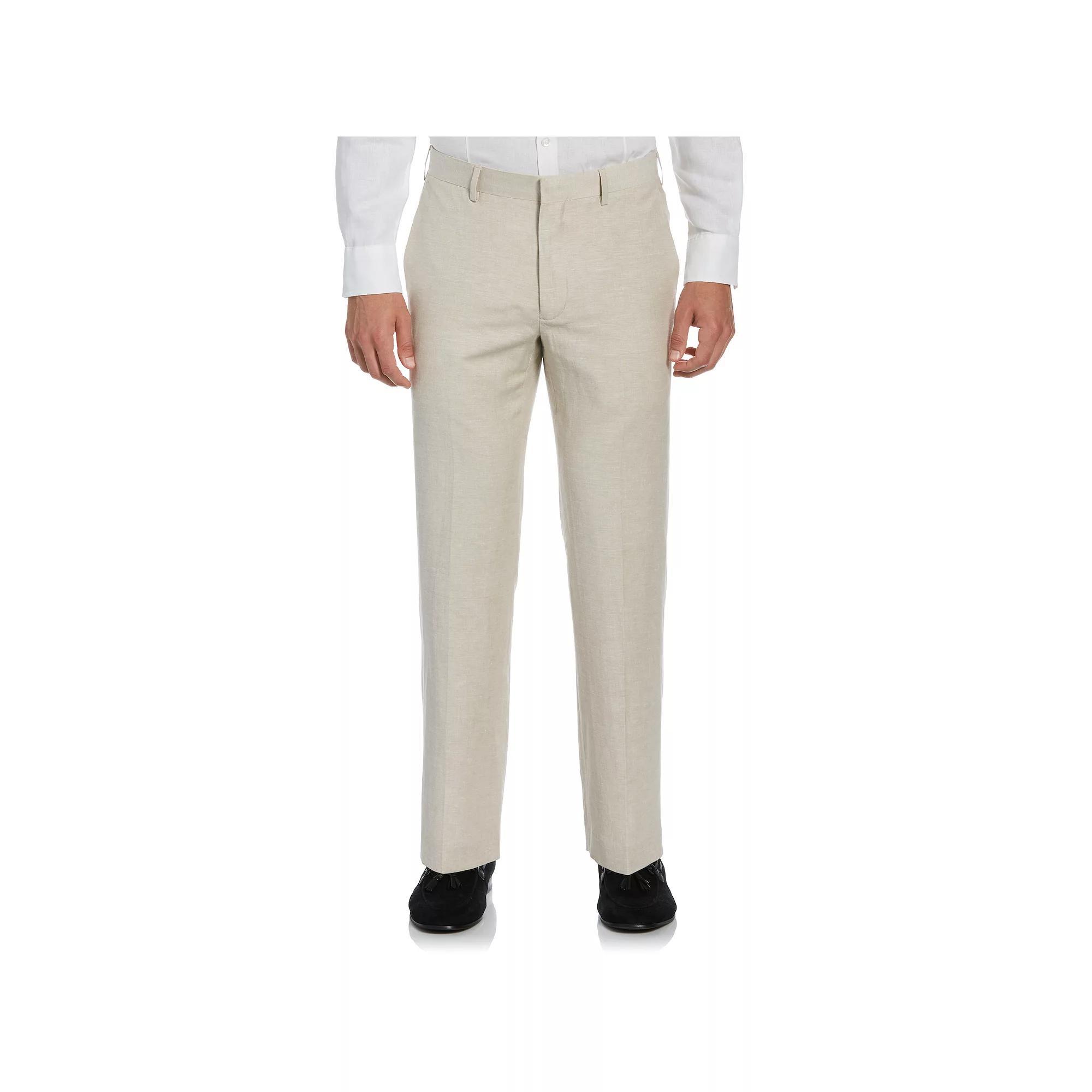 Men's Cubavera Classic-Fit Linen-Blend Flat-Front Suit Pants, Size: 36 X 32, White Product Image
