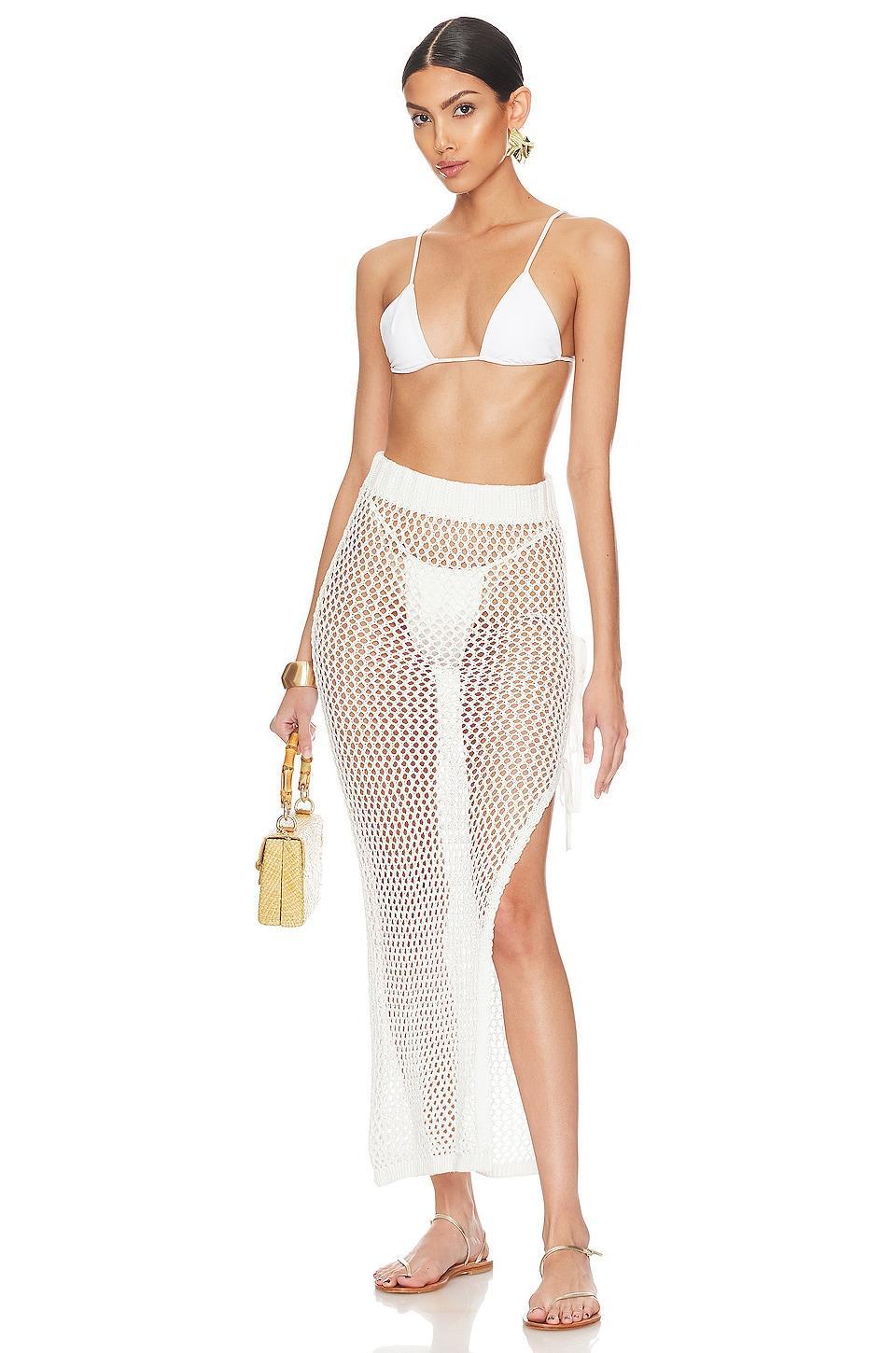Womens Deborah Netted Cotton Maxi Skirt Product Image
