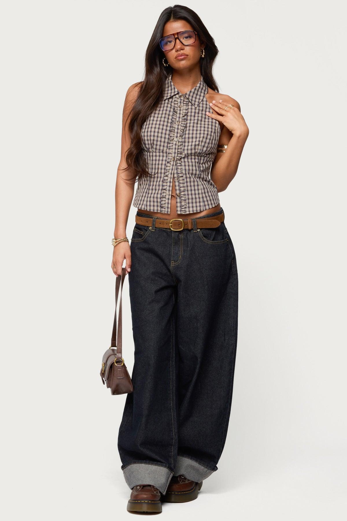 Kella Extra Oversized Low Rise Jeans Product Image