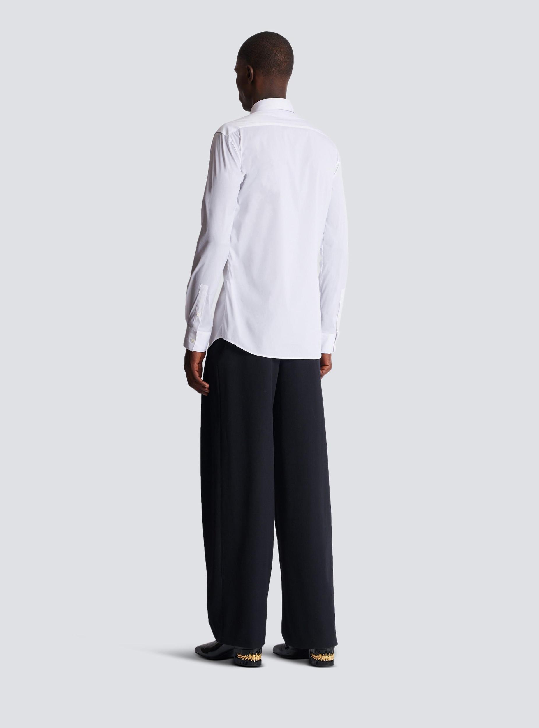 Poplin shirt with Kiss print Product Image