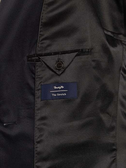 Barathea Relaxed Italian Wool Tuxedo Jacket Product Image