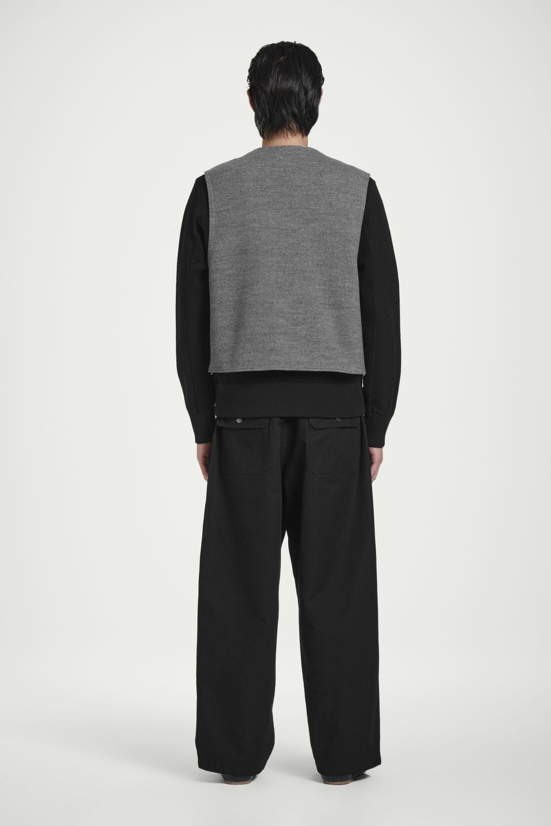 WOOL-BLEND UTILITY VEST Product Image