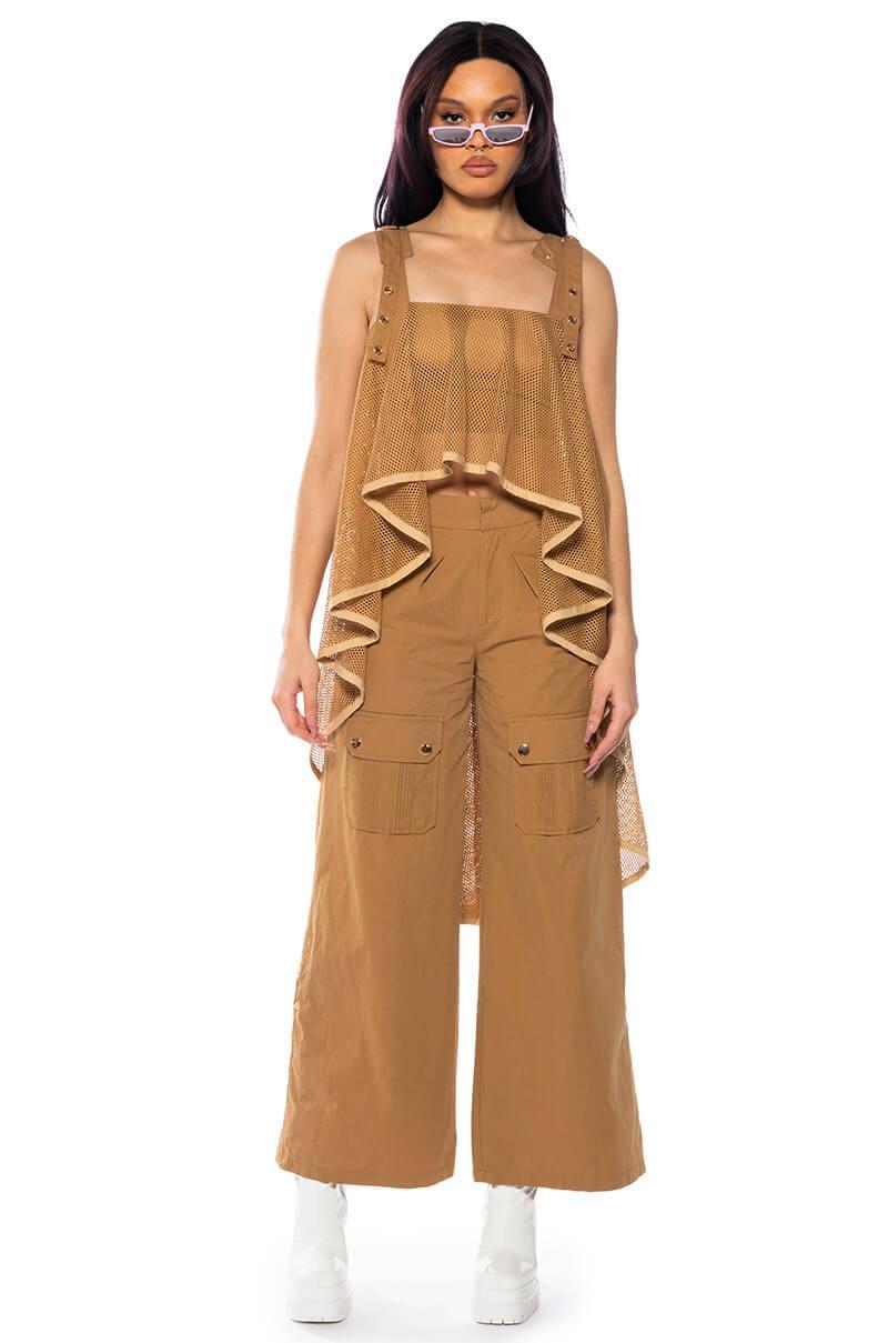 CARGO CHIC WIDE LEG PANTS Product Image