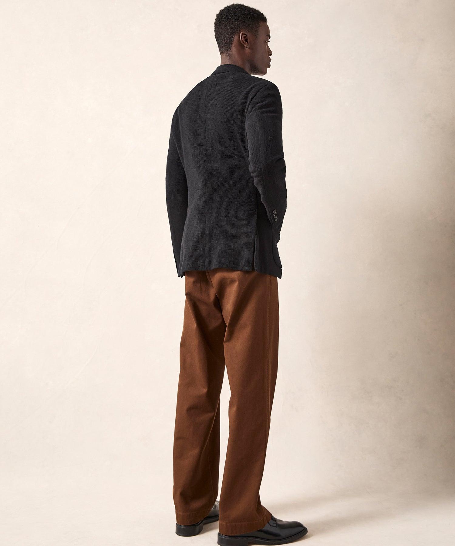 Italian Wool Cashmere Sport Coat in Black Product Image