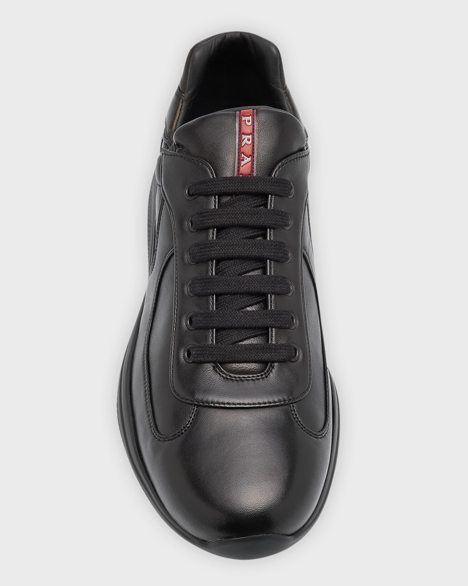 Men's Americas Cup Napa Leather Low-Top Sneakers Product Image