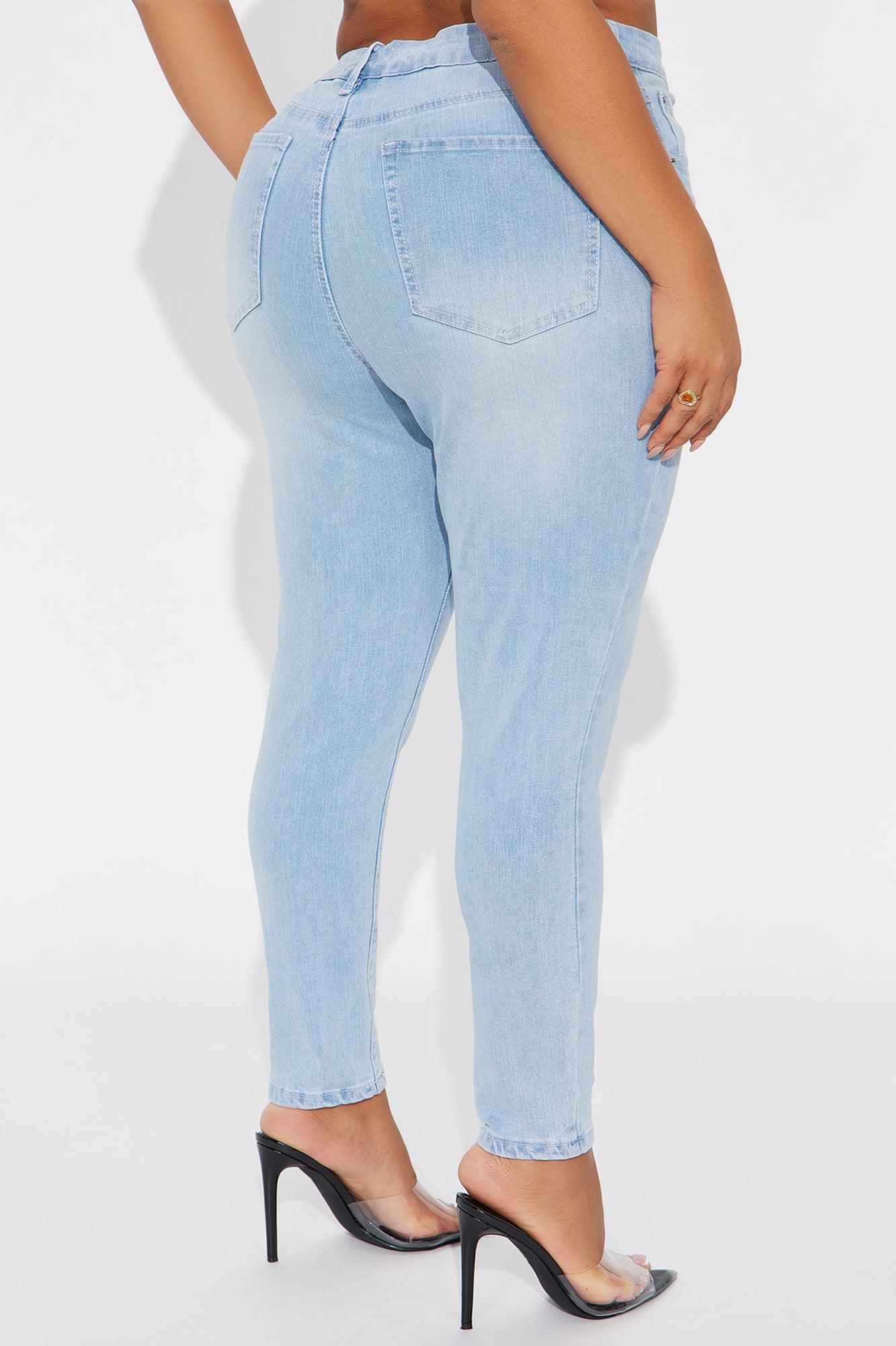 So Good Stretch High Waist Skinny - Light Wash Product Image