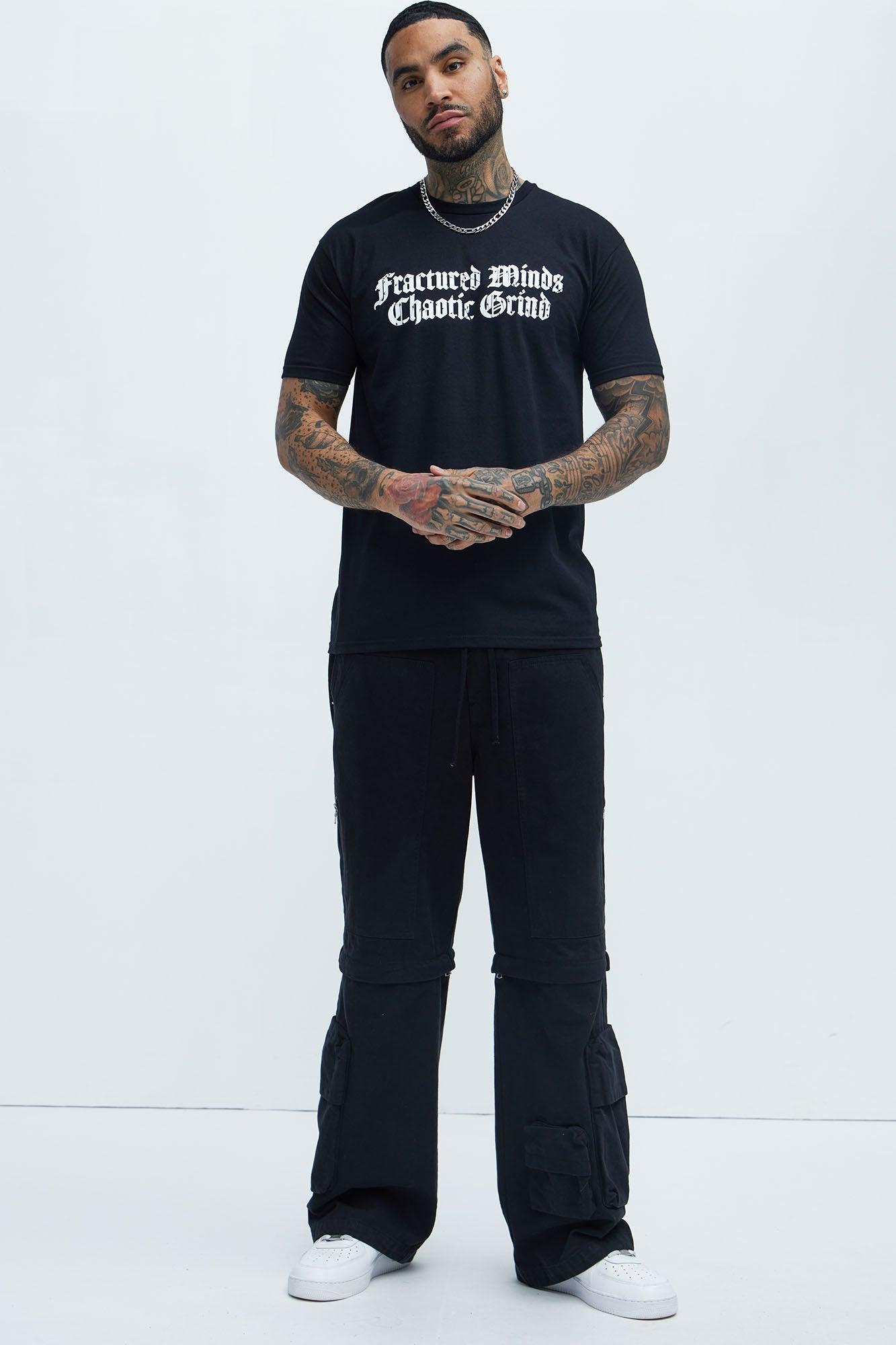 Fractured Minds Short Sleeve Tee - Black Product Image