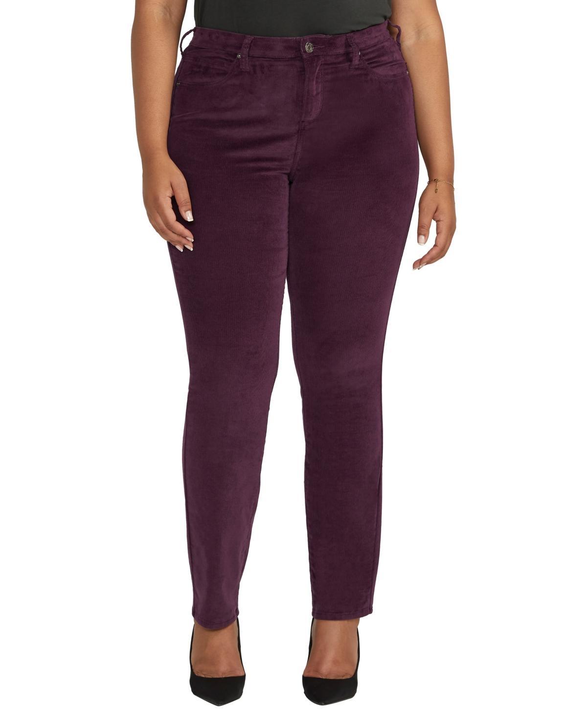 Jag Jeans Plus Size Ruby Mid-Rise Straight Leg Pants Women's Clothing Product Image