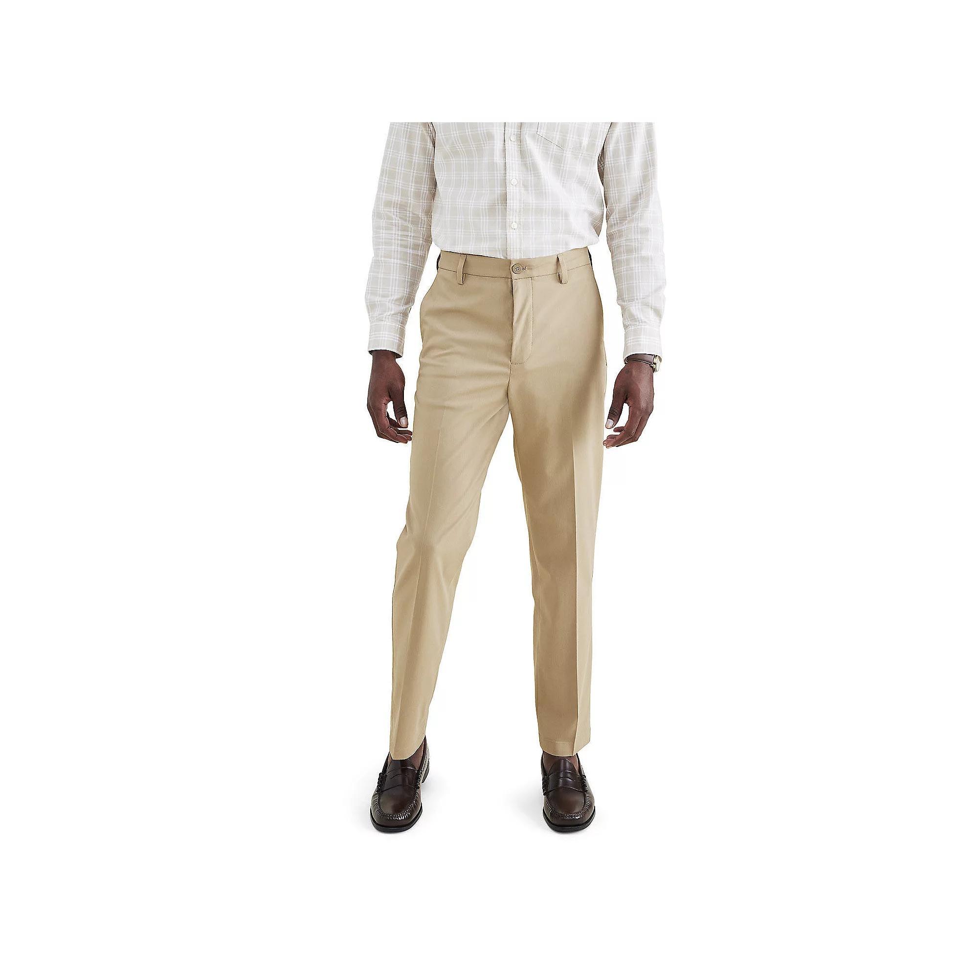 Men's Dockers® Signature Go Khaki Straight Pants, Size: 40X30, Harvest Gold Product Image