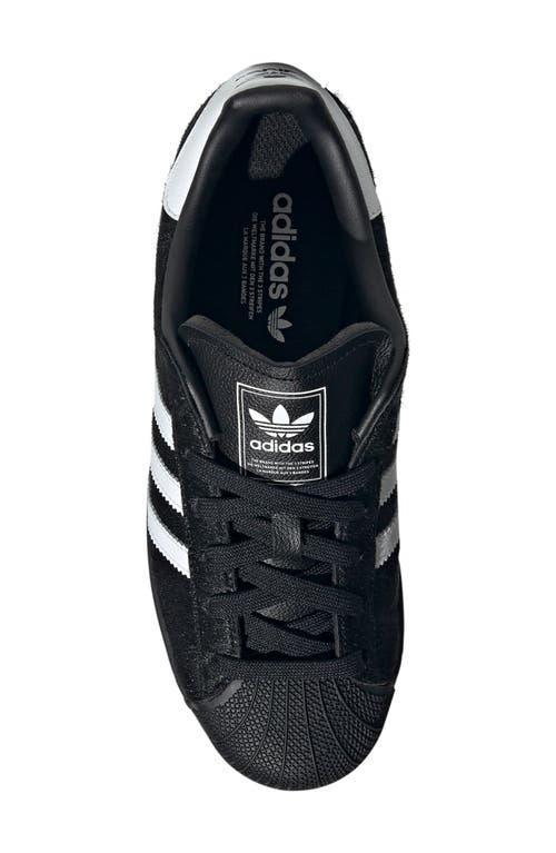 adidas Superstar II Sneaker in Black Calf Hair/White at Nordstrom, Size 10.5 Women's Product Image