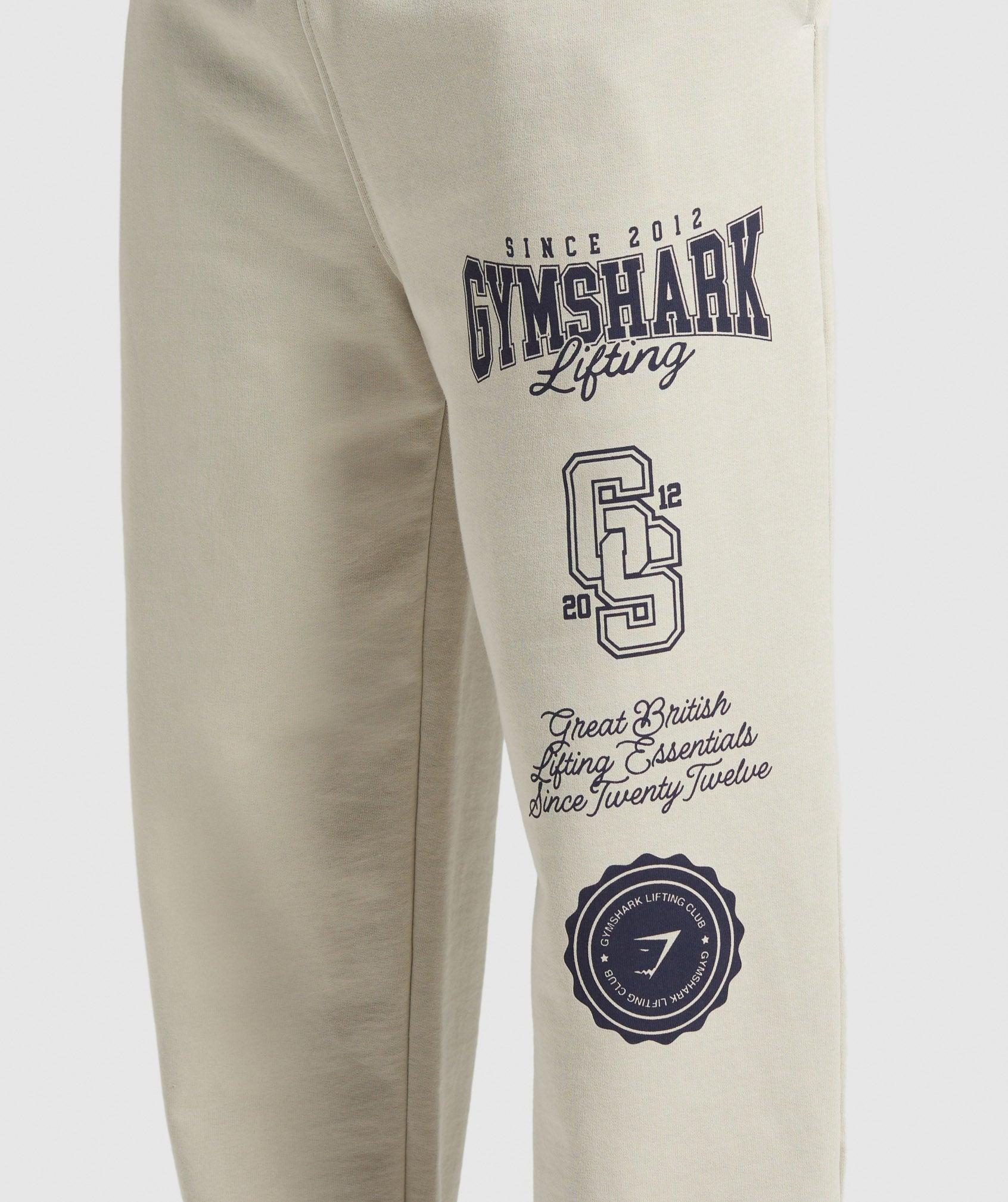Gymshark Lifting Essentials Straight Leg Pant - Pebble Grey Male Product Image