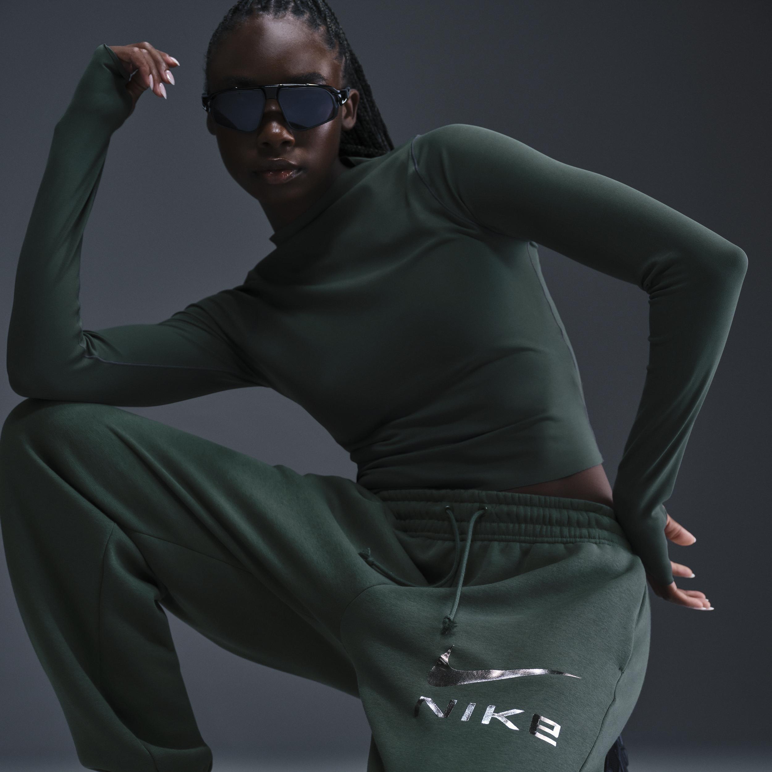 Womens Nike Sportswear Phoenix Fleece High-Waisted Oversized Pants Product Image