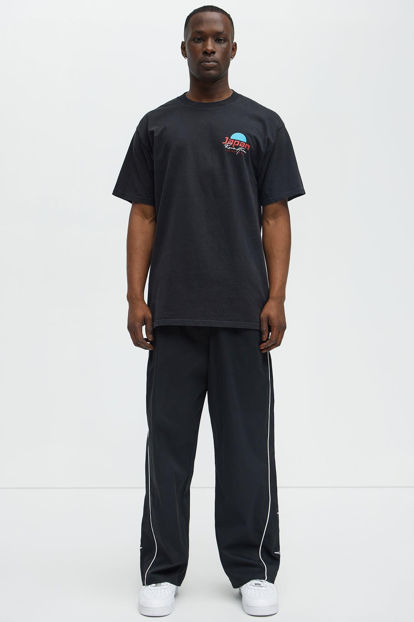 Japan Racing Team Oversized Short Sleeve Tee - Black Product Image