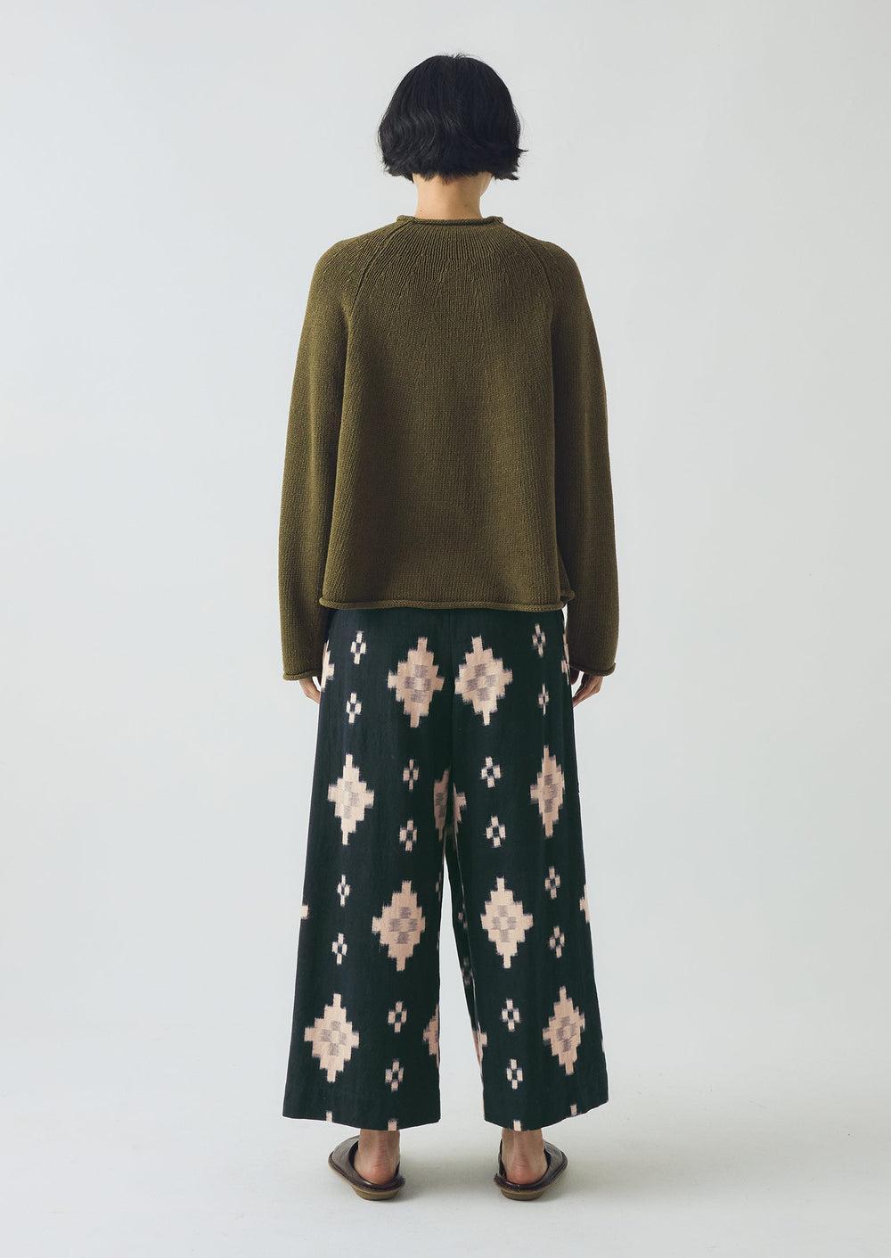 Organic Cotton Linen Easy Sweater | Montella Product Image