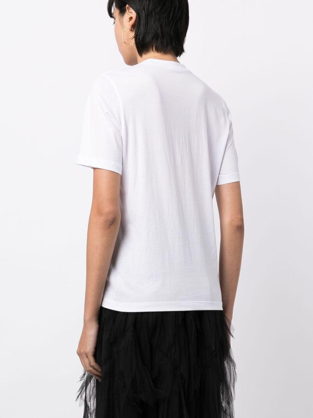 appliqué-detail cotton T-shirt Product Image