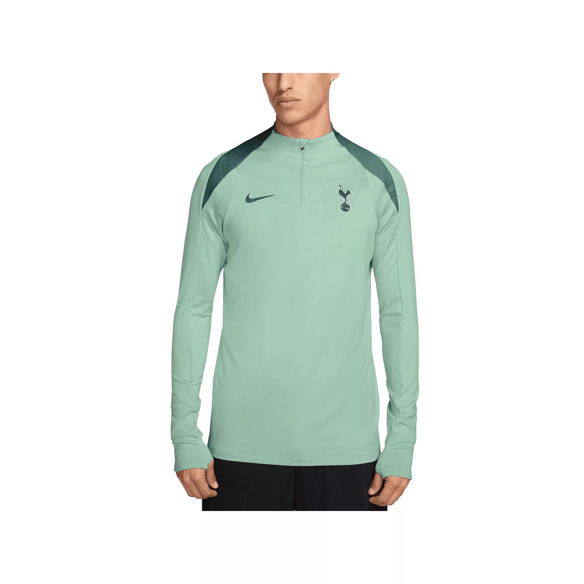 Men's Nike  Green Tottenham Hotspur  2024/25 Third Strike Drill Performance Quarter-Zip Pullover Top, Size: 2XL, Tot Green Product Image