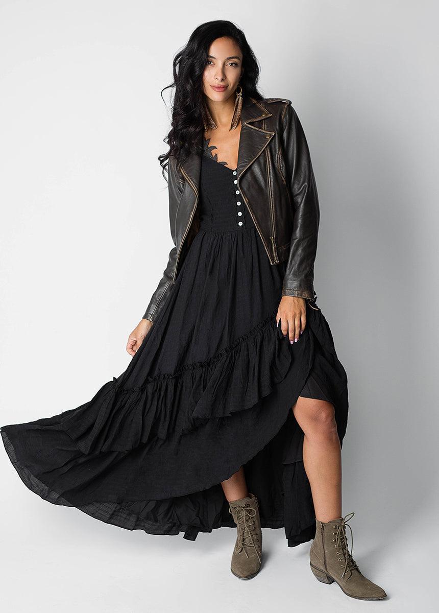 Everlie Dress in Black Female Product Image