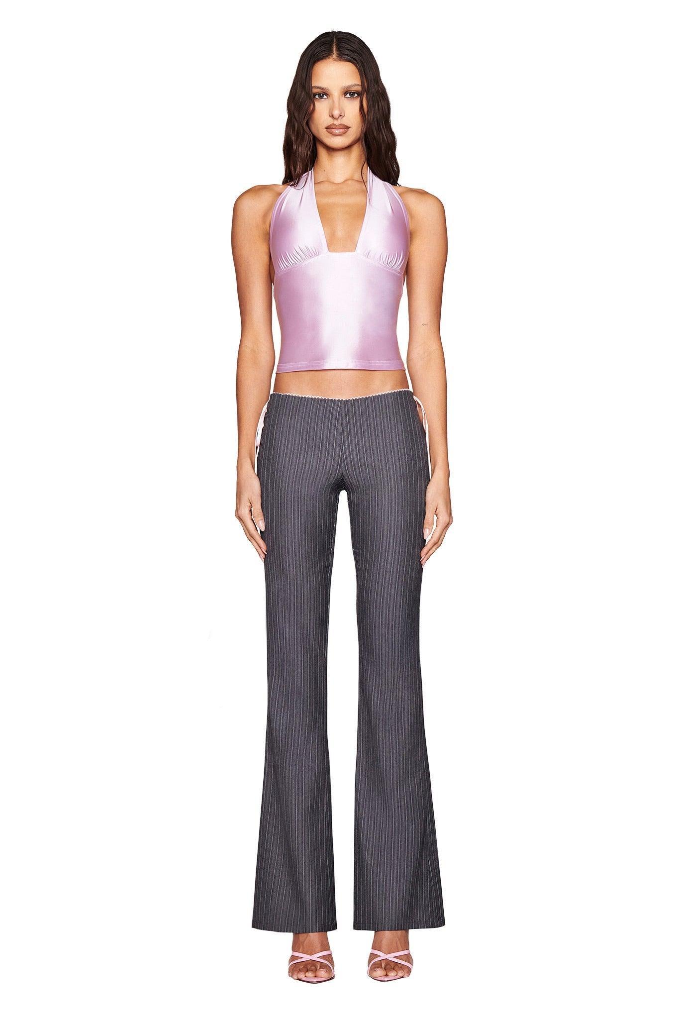 AURELIA HALTER TOP - PINK Product Image