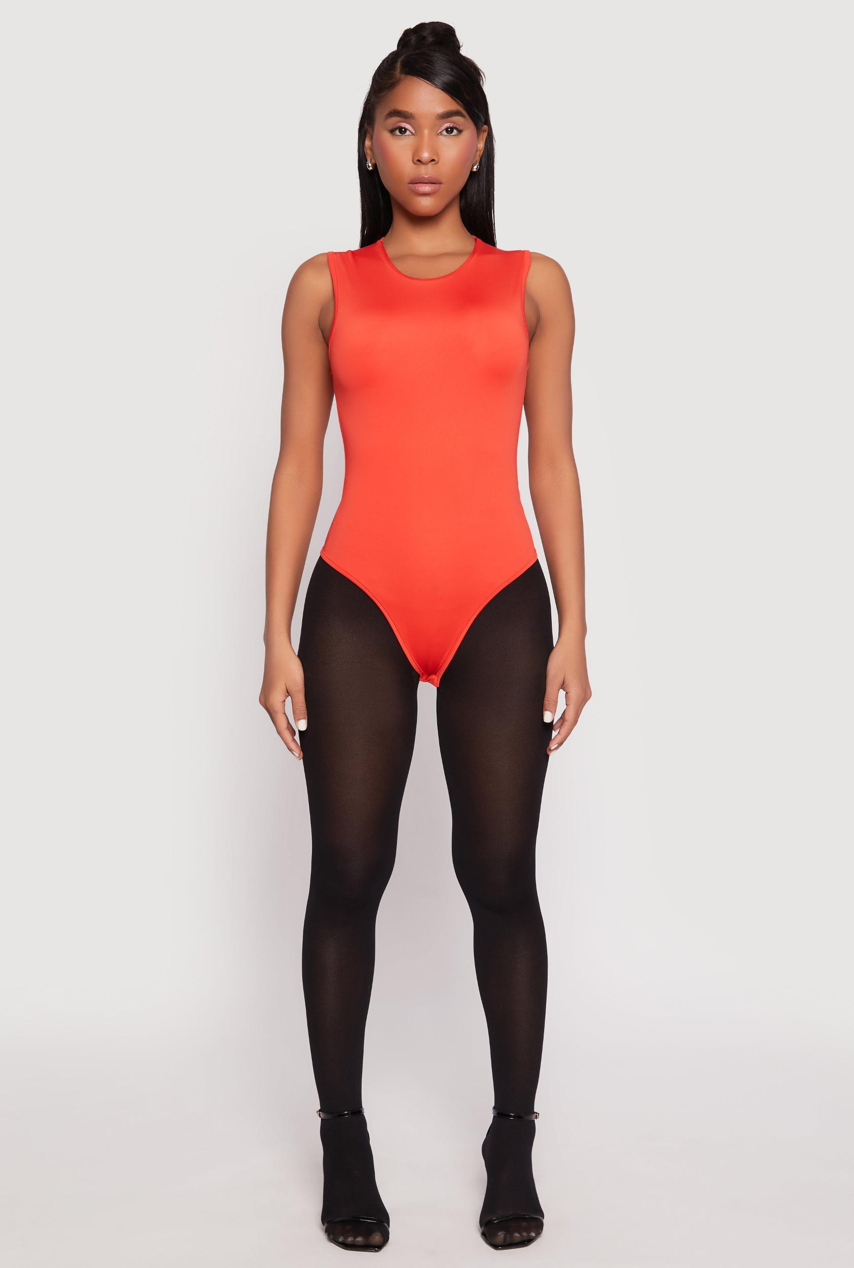 Womens Daisy High Neck Thong Bodysuit Product Image
