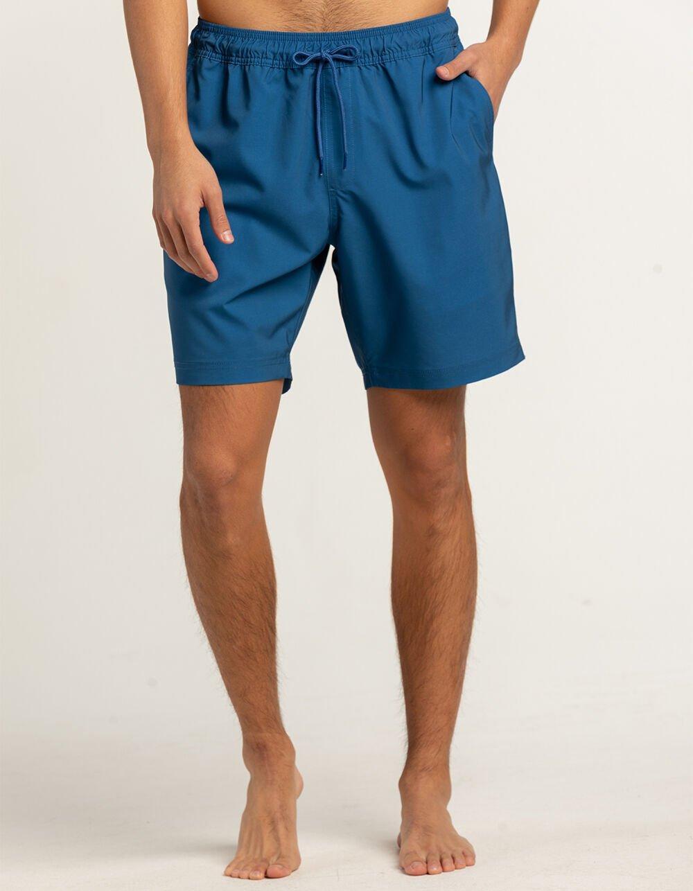 BLUE CROWN Tiburon Color Changing Mens 7" Swim Shorts - ROYAL Product Image