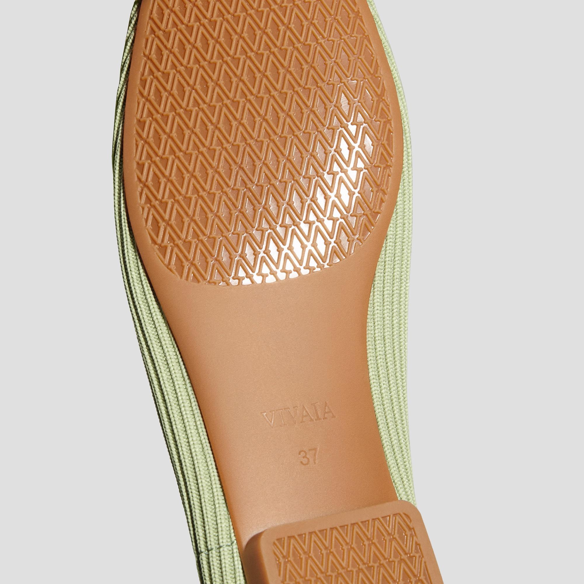 Square-Toe V-Cut Flats (Margot 2.0) Product Image