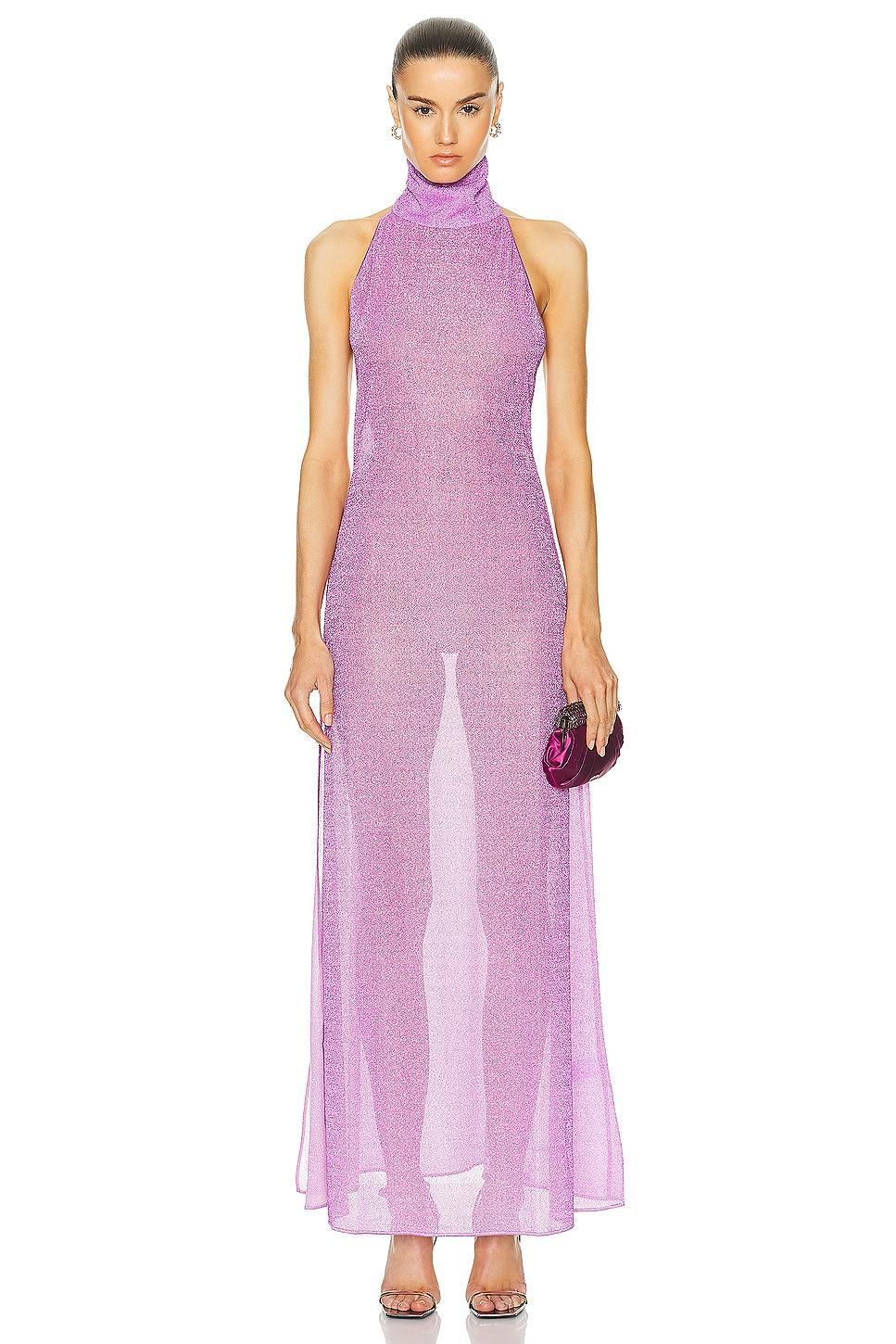 Lumiere Turtleneck Dress Oseree Product Image