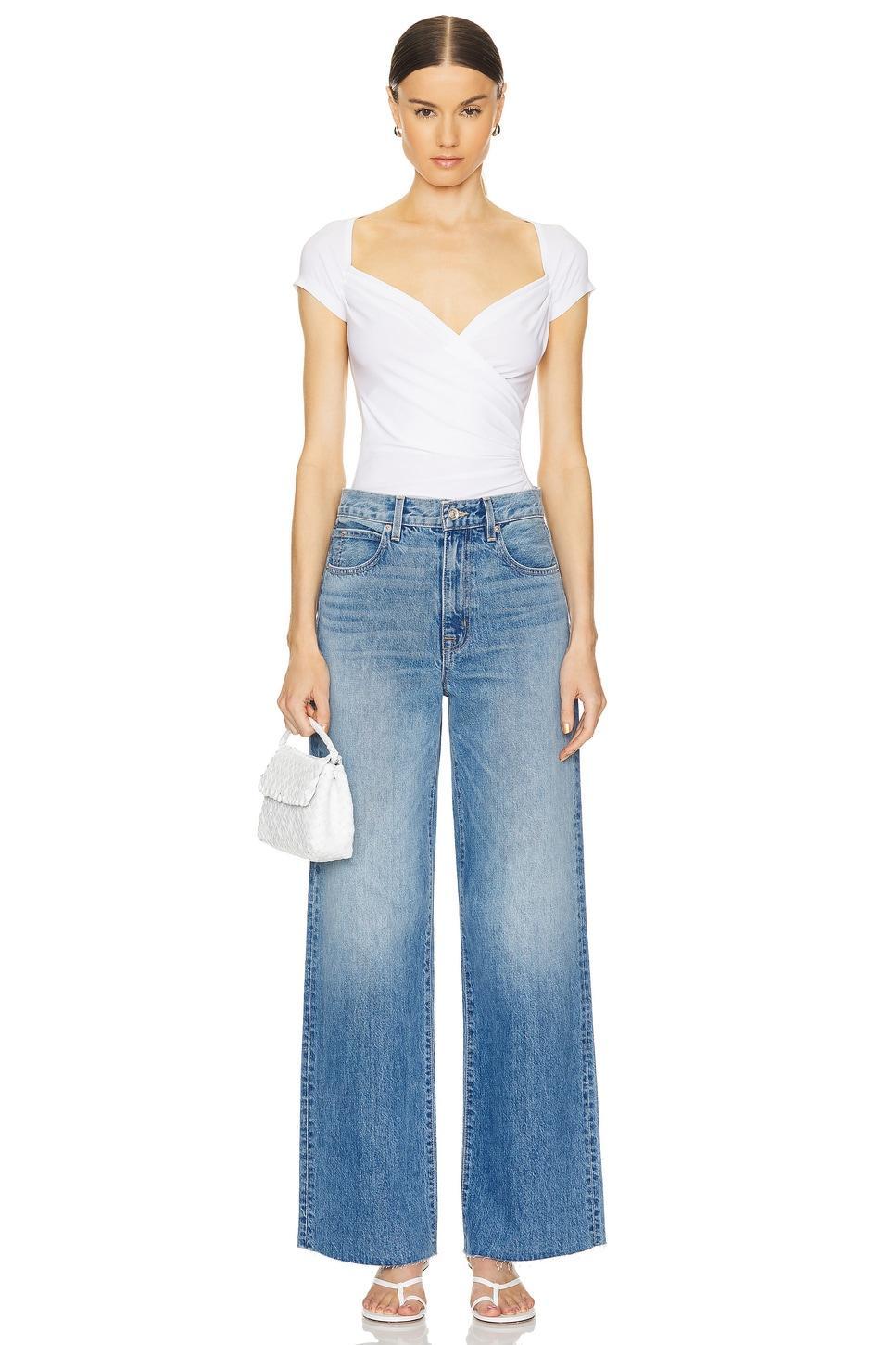 Cap Sleeve Sweetheart Side Drape Top Norma Kamali Product Image