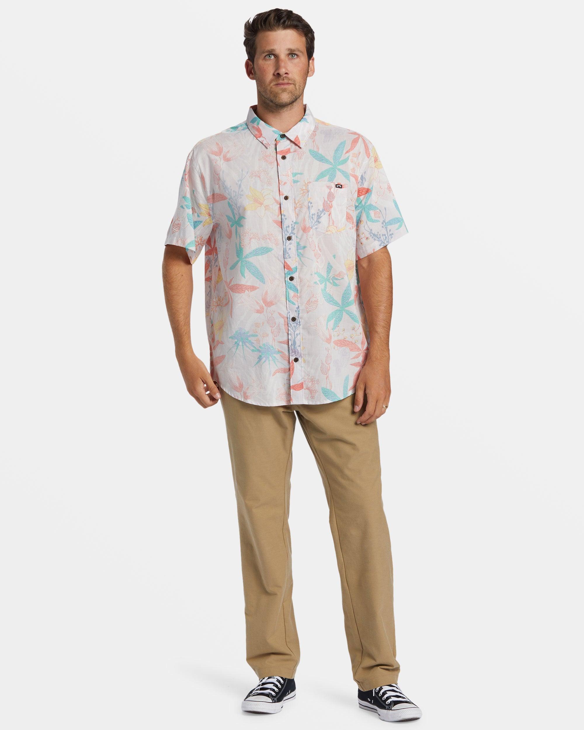 Sundays Short Sleeve Shirt - Fog Male Product Image