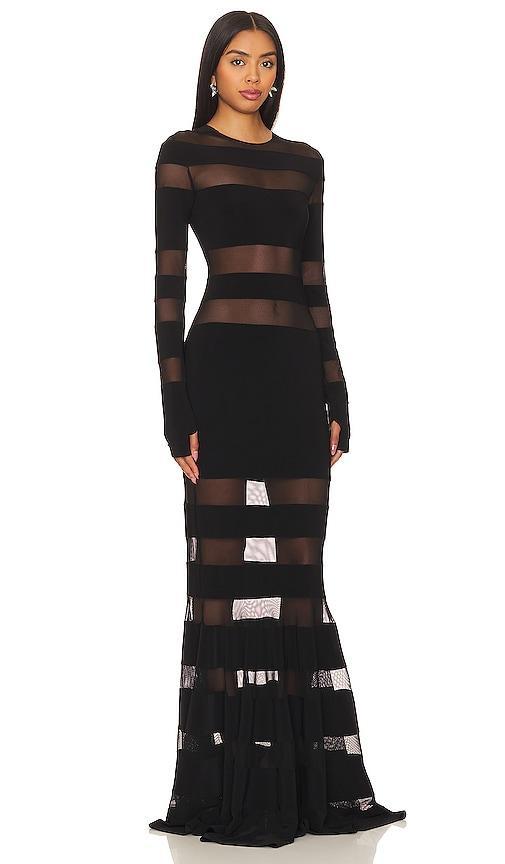 Spliced Fishtail Gown Product Image