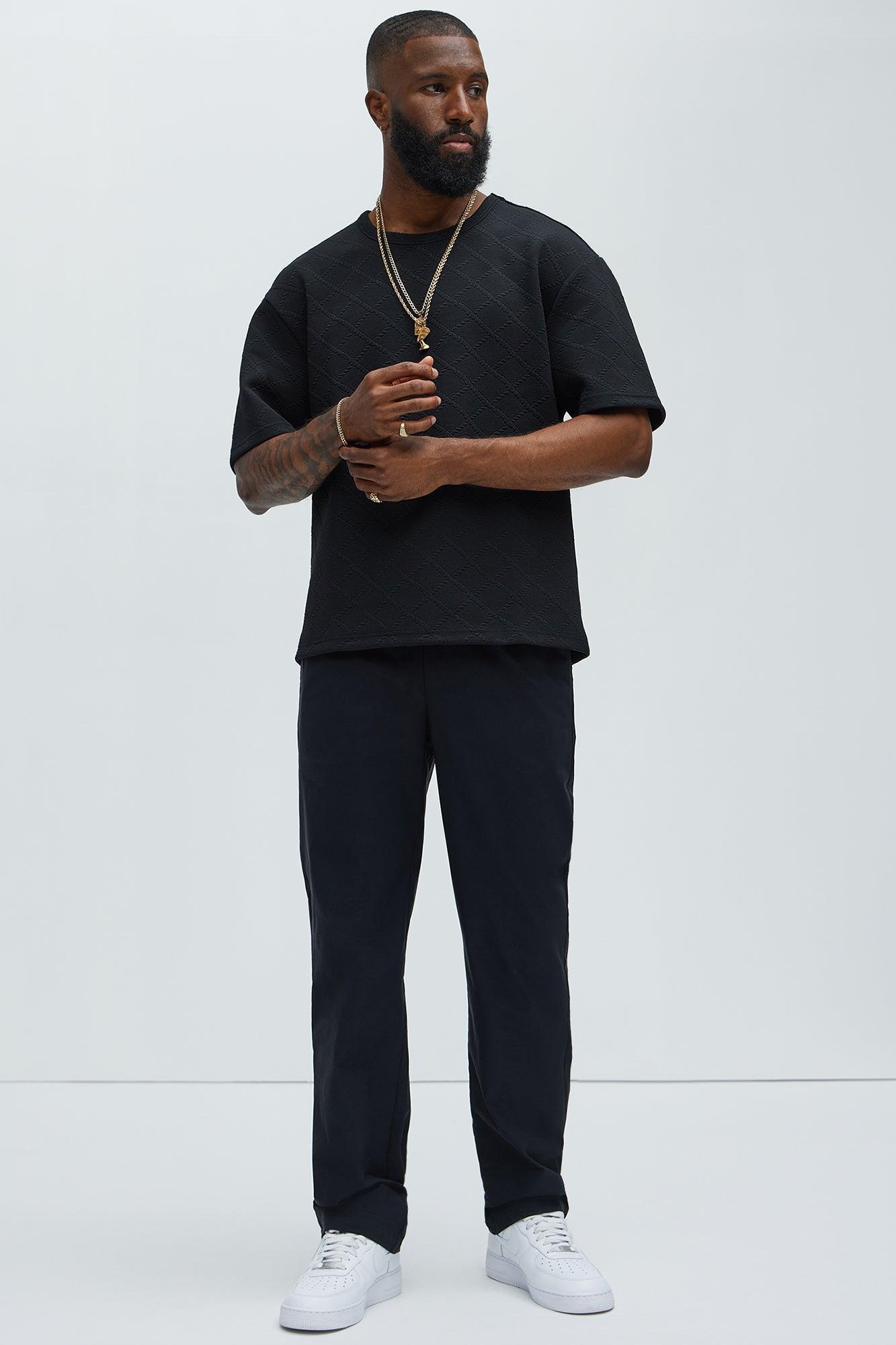 Clement Straight Tech Pants - Black Product Image