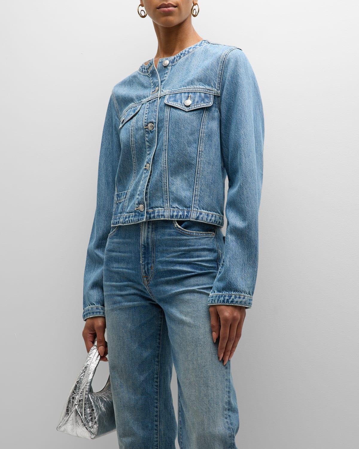rag & bone Cora Featherweight Denim Jacket Product Image