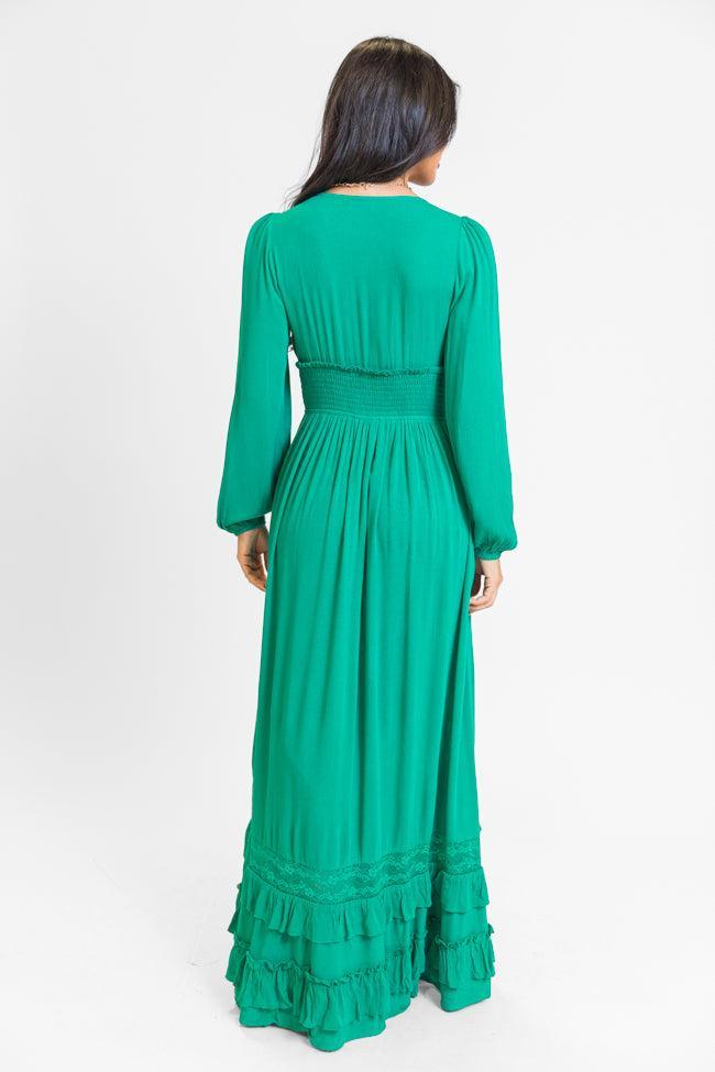 Lucky To Have You Jade Maxi Dress SALE Product Image