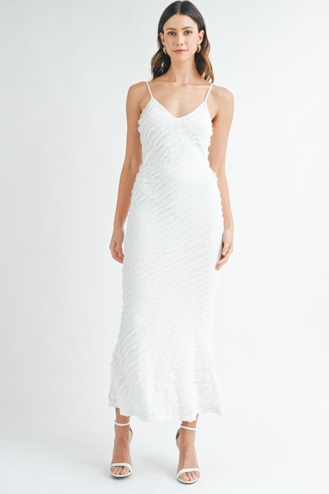 Ariel Ruffle Bodycon Dress Product Image