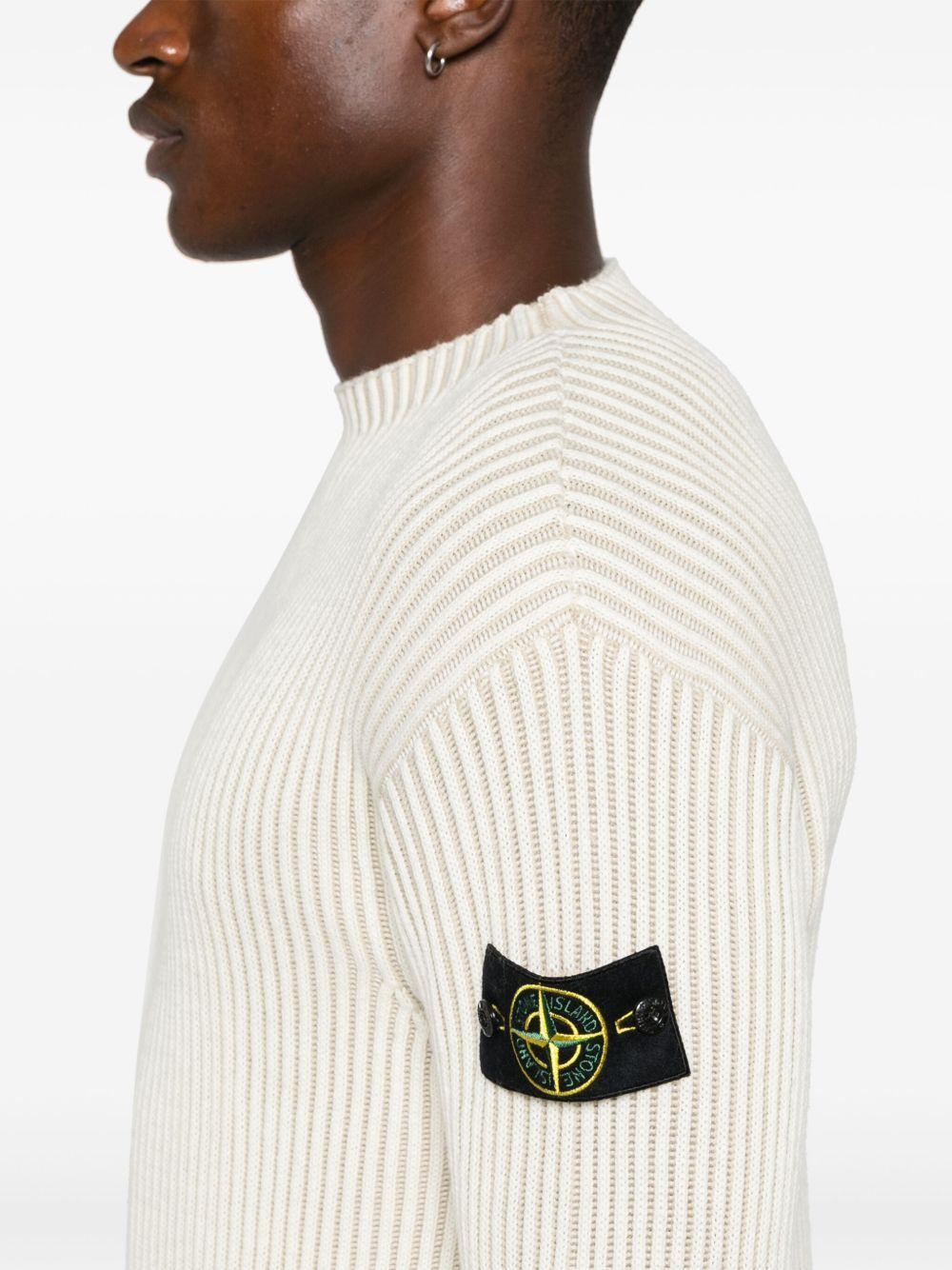 ribbed virgin-wool sweater Product Image
