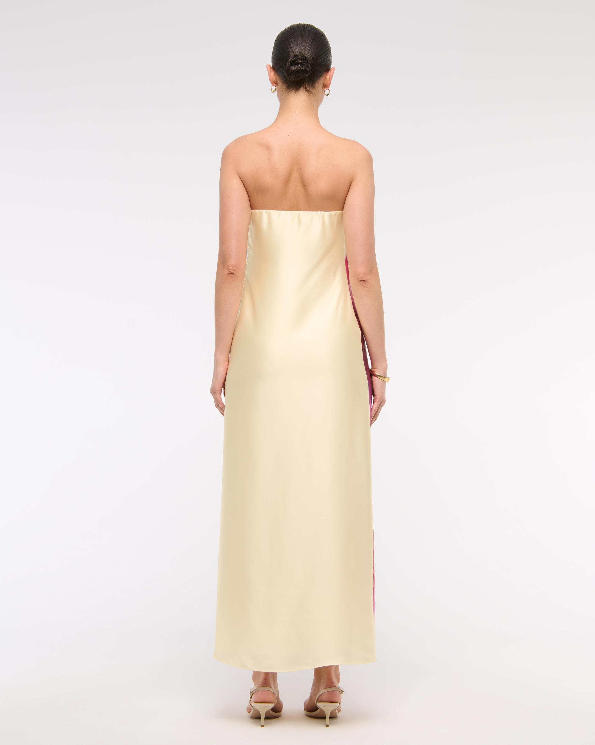The A&F Julia Strapless Slip Maxi Dress Product Image