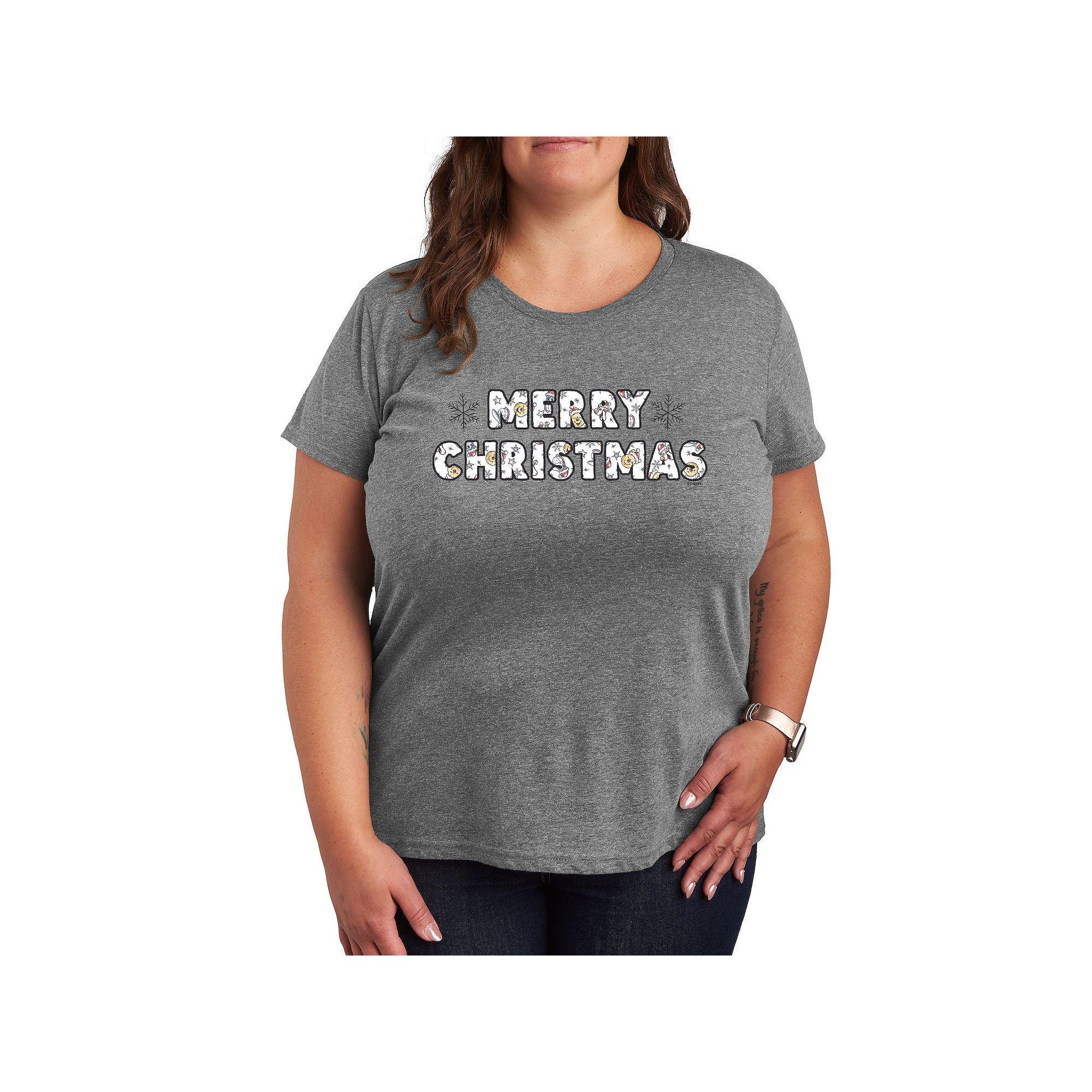 Disneys Alice in Wonderland Cheshire Cat Plus Little Weird Graphic Tee, Womens Grey Gray Product Image