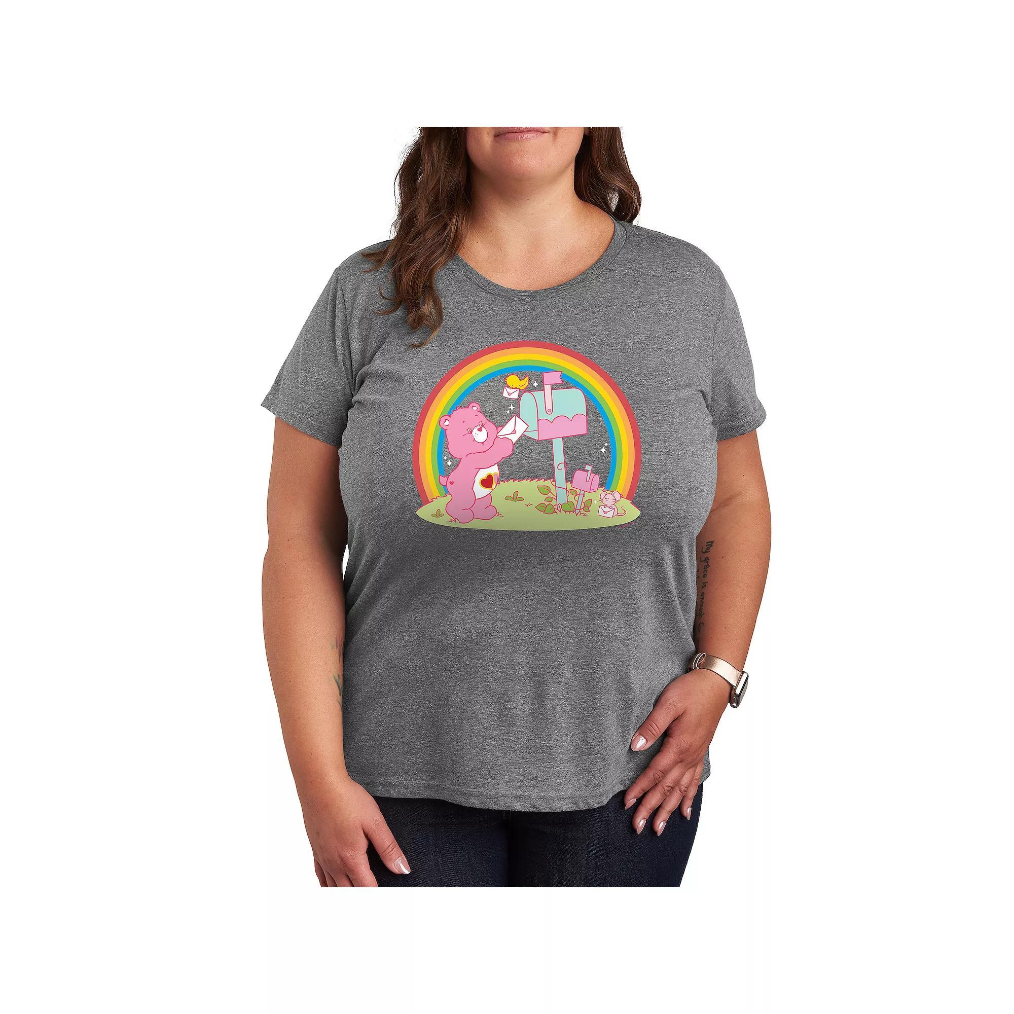 Plus My Little Pony Retro Group Graphic Tee, Womens Heather Grey Product Image