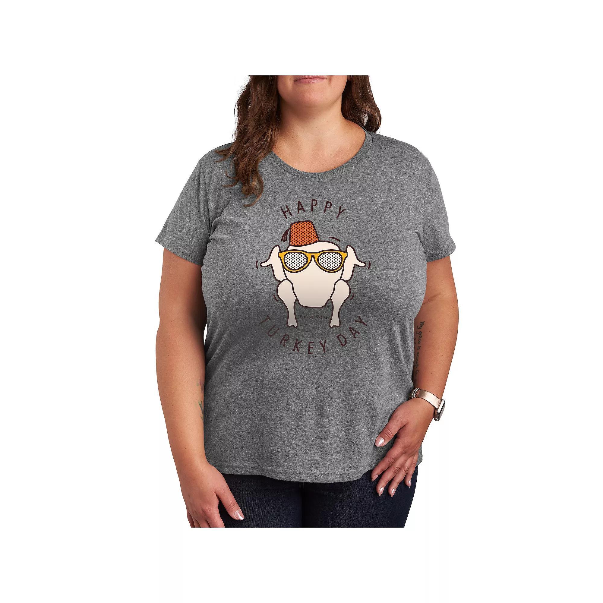 Plus Grandma Visit Hug Graphic Tee, Womens Heather Grey Product Image