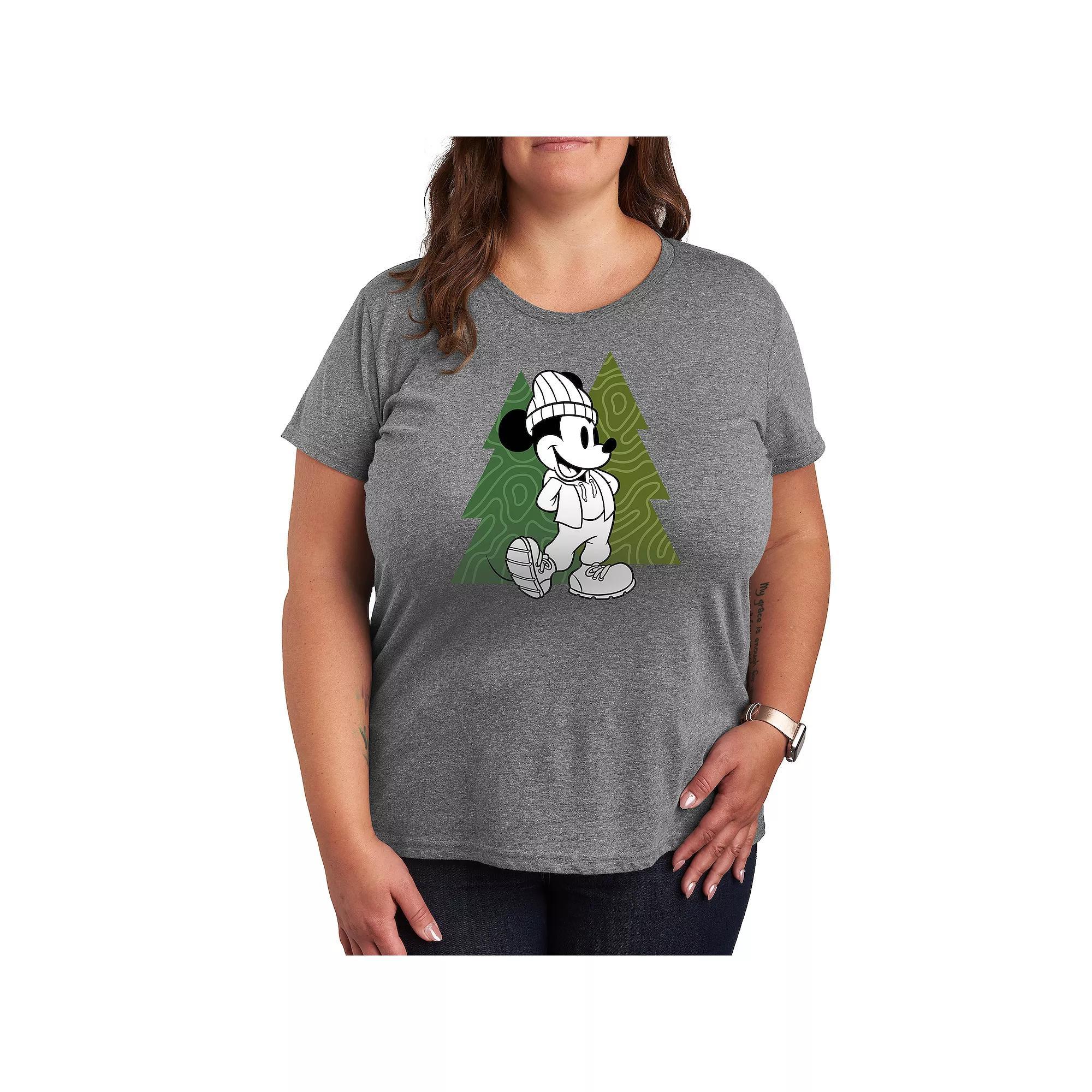Plus Coca-Cola Coke Pattern Logo Graphic Tee, Womens Grey Gray Product Image