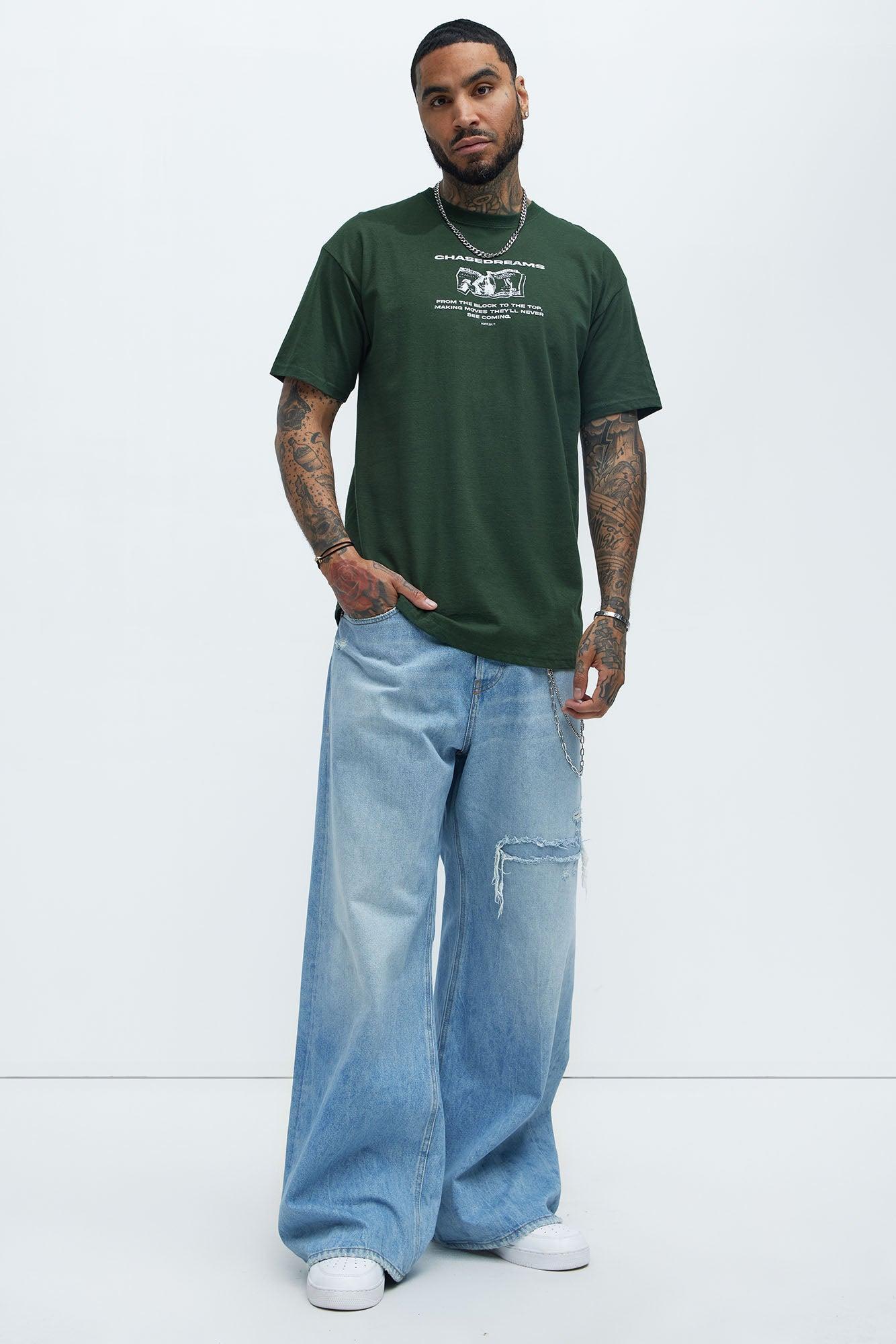 Dream Hustler Short Sleeve Tee - Green Product Image