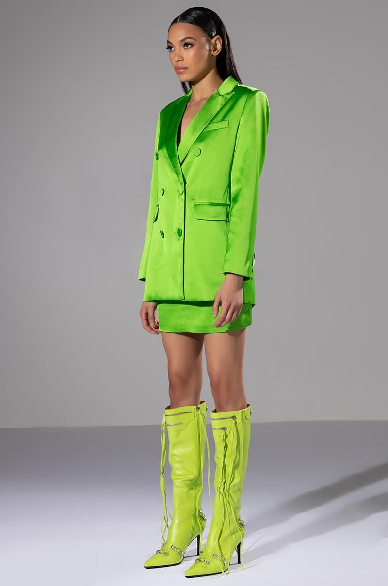 GRATITUDE BLAZER AND MINI SKIRT SET Product Image