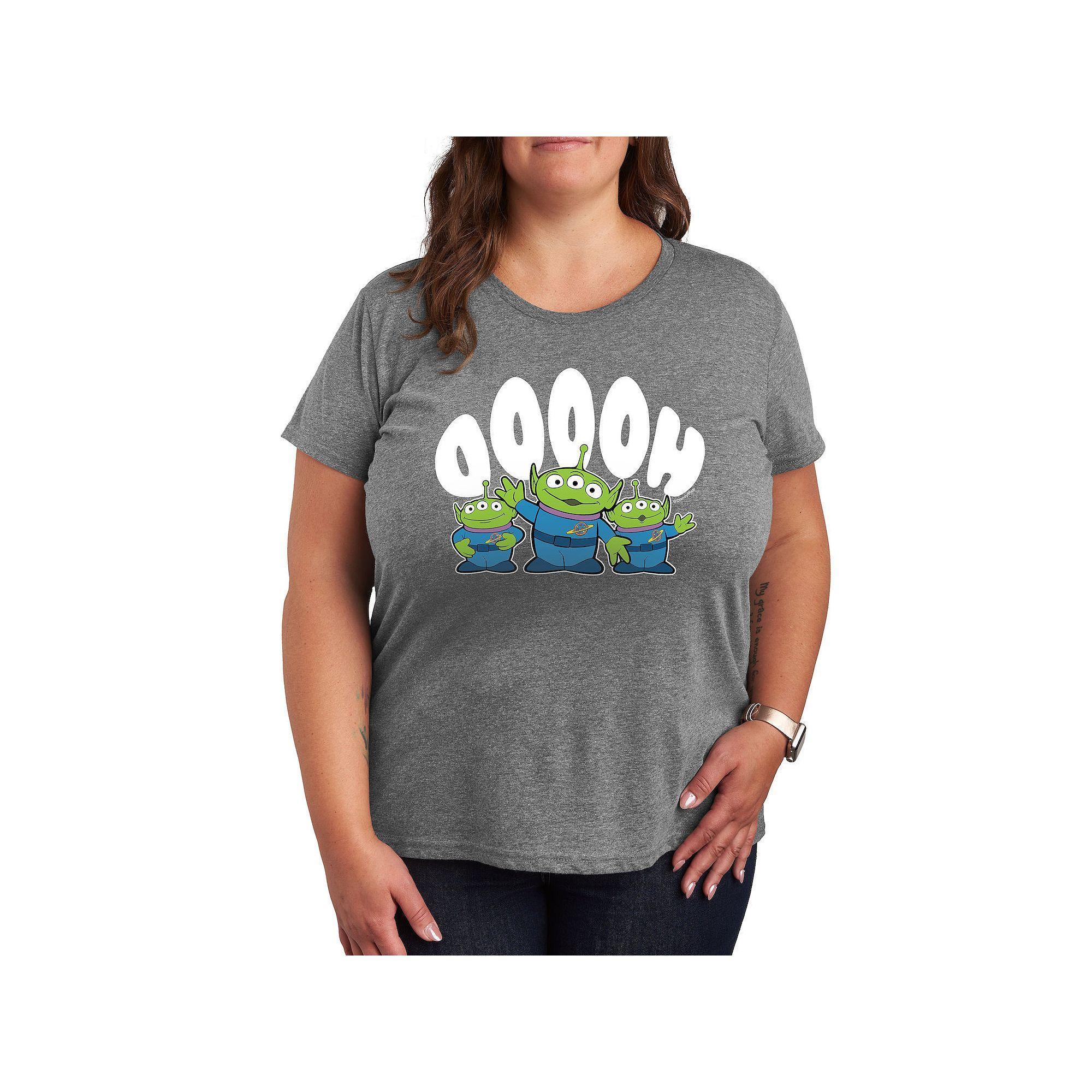 Disney / Pixars Toy Story Plus Ooooh Graphic Tee, Womens Heather Grey Product Image