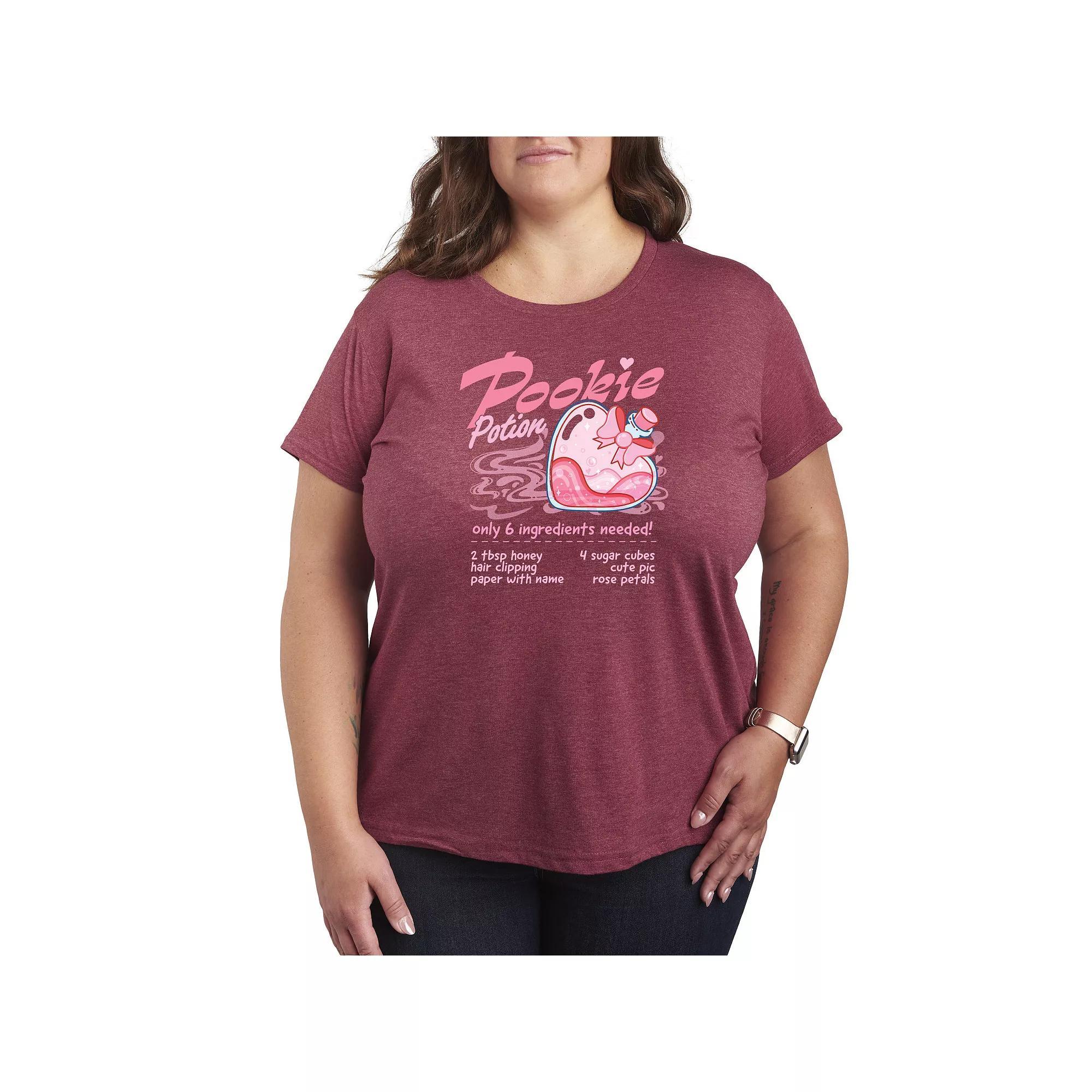 Plus Size Pookie Potion Graphic Tee, Womens Product Image