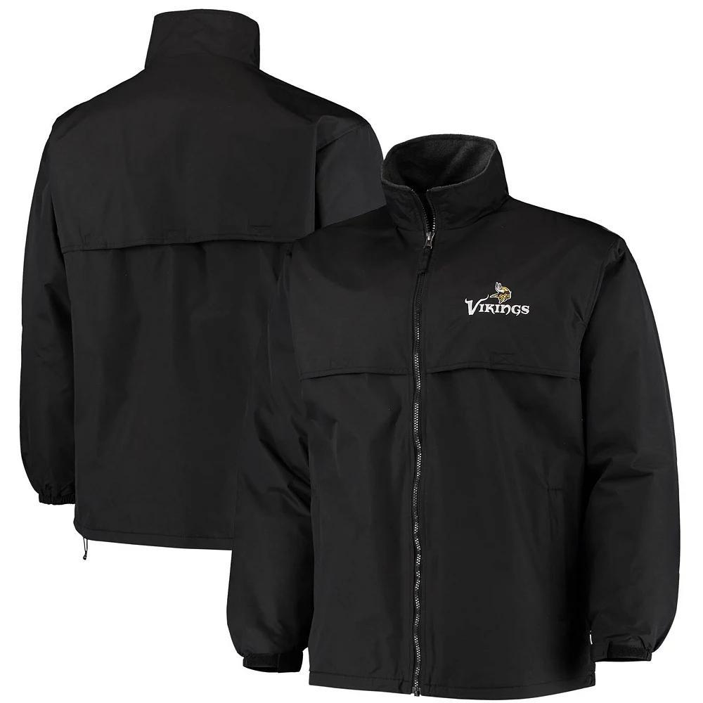 Men's Dunbrooke Black Minnesota Vikings Triumph Fleece Full-Zip Jacket, Size: Small Product Image