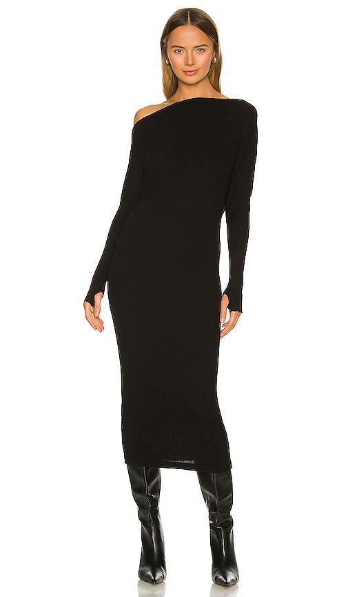 Sweater Knit Slouch Dress Enza Costa Product Image