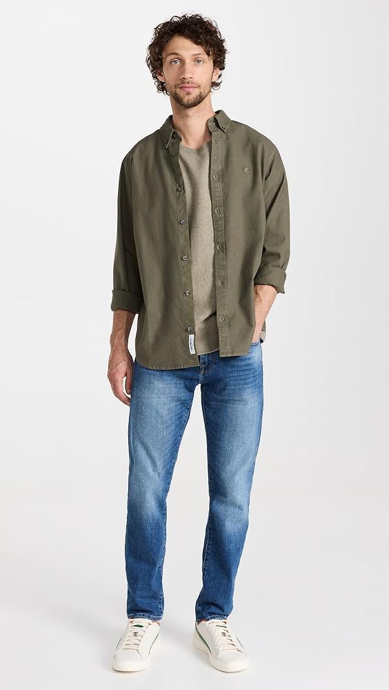 FRAME Duo Fold Short Sleeve Tee | Shopbop Product Image